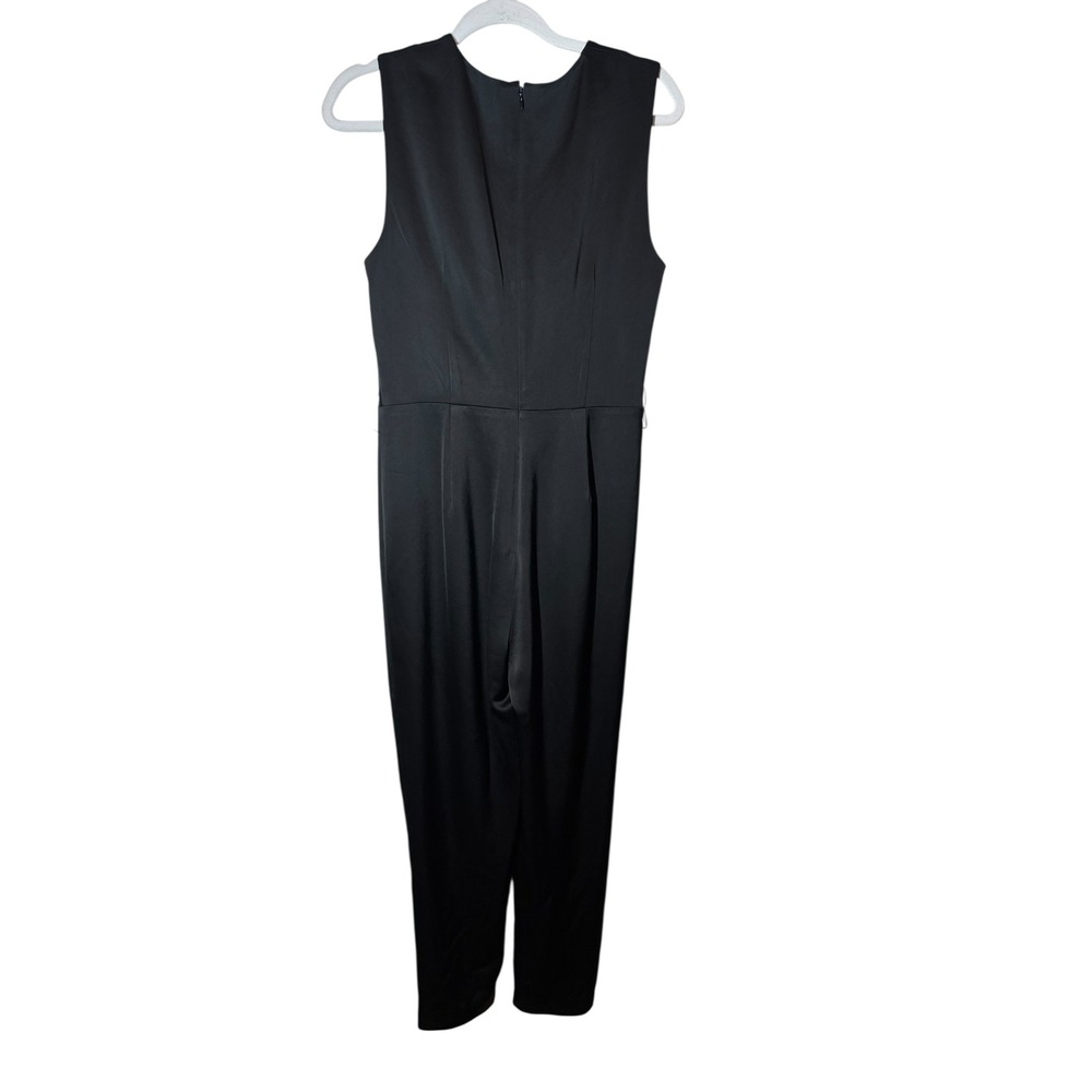 Misha Collection Kaela Pantsuit Black Sleeveless Jumpsuit *Missing Belt* 8 - Picture 6 of 9